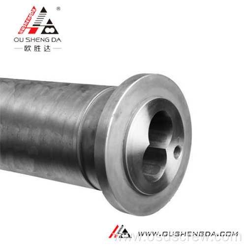 86 Bimetallic parallel twin screw barrel cylinder for extruder machine BAUSANO CINCINNATI BATTENFELD AMUT